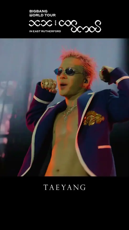TAEYANG - BIGBANG 2026-2027 WORLD TOUR [XX : COSMOS] IN EAST RUTHERFORD💛